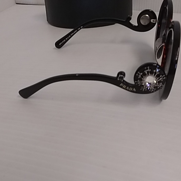 Prada woman sunglasses SPR 27QS PDN-2AD1 round - Picture 5 of 8